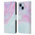Alyn Spiller Marble Pastel Leather Book Wallet Case Cover For Apple iPhone 14 Plus