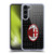 AC Milan Crest Patterns Red And Grey Soft Gel Case for Samsung Galaxy S23+ 5G