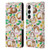 Micklyn Le Feuvre Patterns 2 Guinea Pigs And Daisies In Watercolour On Pink Leather Book Wallet Case Cover For Samsung Galaxy S23 5G