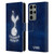Tottenham Hotspur F.C. Badge Distressed Leather Book Wallet Case Cover For Samsung Galaxy S23 Ultra 5G
