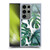 Nature Magick Tropical Palm Leaves On Marble Green Tropics Soft Gel Case for Samsung Galaxy S23 Ultra 5G