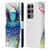 Pixie Cold Animals Into The Blue Leather Book Wallet Case Cover For Samsung Galaxy S23 Ultra 5G