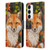Kayomi Harai Animals And Fantasy Fox With Autumn Leaves Leather Book Wallet Case Cover For Samsung Galaxy S23 5G