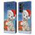 Kayomi Harai Animals And Fantasy White Tiger Christmas Gift Leather Book Wallet Case Cover For Samsung Galaxy S23+ 5G