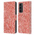 PLdesign Sparkly Coral Coral Sparkle Leather Book Wallet Case Cover For Samsung Galaxy S23+ 5G