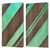 Alyn Spiller Wood & Resin Diagonal Stripes Leather Book Wallet Case Cover For Apple iPad mini 4