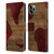 Alyn Spiller Wood & Resin Fire Leather Book Wallet Case Cover For Apple iPhone 11 Pro Max