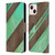 Alyn Spiller Wood & Resin Diagonal Stripes Leather Book Wallet Case Cover For Apple iPhone 13