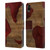 Alyn Spiller Wood & Resin Fire Leather Book Wallet Case Cover For Apple iPhone XR