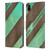 Alyn Spiller Wood & Resin Diagonal Stripes Leather Book Wallet Case Cover For Apple iPhone XR
