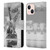 Dave Loblaw Animals Giraffe In The Mist Leather Book Wallet Case Cover For Apple iPhone 13 Mini