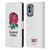 England Rugby Union 2016/17 The Rose Home Kit Leather Book Wallet Case Cover For Nokia X30