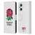 England Rugby Union 2016/17 The Rose Home Kit Leather Book Wallet Case Cover For OPPO Reno8 Lite