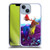 Dave Loblaw Animals Purple Mountain Deer Soft Gel Case for Apple iPhone 14