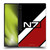 EA Bioware Mass Effect Graphics N7 Logo Stripes Soft Gel Case for Samsung Galaxy Tab S8 Ultra