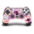 Anis Illustration Art Mix Floral Chaos Vinyl Sticker Skin Decal Cover for Sony PS4 Slim Console & Controller