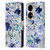 Anis Illustration Bloomers Indigo Leather Book Wallet Case Cover For Huawei P50