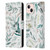 Anis Illustration Bloomers Eucalyptus Leather Book Wallet Case Cover For Apple iPhone 13