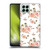 Anis Illustration Flower Pattern 4 Vintage White Soft Gel Case for Samsung Galaxy M53 (2022)