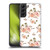 Anis Illustration Flower Pattern 4 Vintage White Soft Gel Case for Samsung Galaxy S22+ 5G