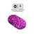 PLdesign Glitter Sparkles Purple Pink Vinyl Sticker Skin Decal Cover for Samsung Buds Live / Buds Pro / Buds2