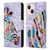Artpoptart Animals Purple Zebra Leather Book Wallet Case Cover For Apple iPhone 13 Mini