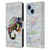 Artpoptart Animals Elephant Leather Book Wallet Case Cover For Apple iPhone 14 Plus