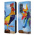 Artpoptart Animals Colorful Rooster Leather Book Wallet Case Cover For OPPO Find X3 Neo / Reno5 Pro+ 5G