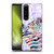 Artpoptart Animals Purple Zebra Soft Gel Case for Sony Xperia 1 III