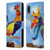 Artpoptart Animals Colorful Rooster Leather Book Wallet Case Cover For Samsung Galaxy A02/M02 (2021)