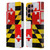 Artpoptart Flags Maryland Leather Book Wallet Case Cover For Samsung Galaxy S22 Ultra 5G