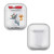 Tom and Jerry Graphics Characters Clear Hard Crystal Cover Case for Apple AirPods 1 1st Gen / 2 2nd Gen Charging Case