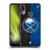 NHL Buffalo Sabres Half Distressed Soft Gel Case for Motorola Moto E6 Plus