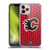 NHL Calgary Flames Net Pattern Soft Gel Case for Apple iPhone 11 Pro