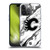 NHL Calgary Flames Marble Soft Gel Case for Apple iPhone 14 Pro