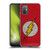 The Flash DC Comics Logo Distressed Look Soft Gel Case for HTC Desire 21 Pro 5G