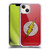 The Flash DC Comics Logo Distressed Look Soft Gel Case for Apple iPhone 13