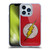 The Flash DC Comics Logo Distressed Look Soft Gel Case for Apple iPhone 13 Pro