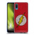 The Flash DC Comics Logo Distressed Look Soft Gel Case for Samsung Galaxy A02/M02 (2021)