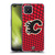 NHL Calgary Flames Net Pattern Soft Gel Case for OPPO Reno4 Z 5G