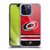 NHL Carolina Hurricanes Jersey Soft Gel Case for Apple iPhone 14 Pro Max