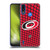 NHL Carolina Hurricanes Net Pattern Soft Gel Case for Motorola Moto E7 Power / Moto E7i Power