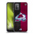 NHL Colorado Avalanche Half Distressed Soft Gel Case for HTC Desire 21 Pro 5G