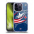 NHL Columbus Blue Jackets Oversized Soft Gel Case for Apple iPhone 14 Pro