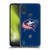 NHL Columbus Blue Jackets Plain Soft Gel Case for Motorola Moto E6s (2020)