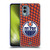 NHL Edmonton Oilers Net Pattern Soft Gel Case for Nokia X30