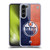 NHL Edmonton Oilers Half Distressed Soft Gel Case for Samsung Galaxy S23+ 5G