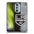 NHL Los Angeles Kings Half Distressed Soft Gel Case for Motorola Edge X30