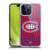NHL Montreal Canadiens Net Pattern Soft Gel Case for Apple iPhone 14 Pro Max