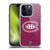 NHL Montreal Canadiens Net Pattern Soft Gel Case for Apple iPhone 14 Pro